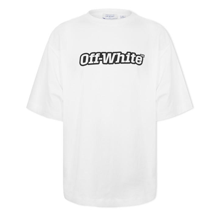 Off White Men's White Off Outline Skate Graphic T-Shirt in Size XS, Sports Direct