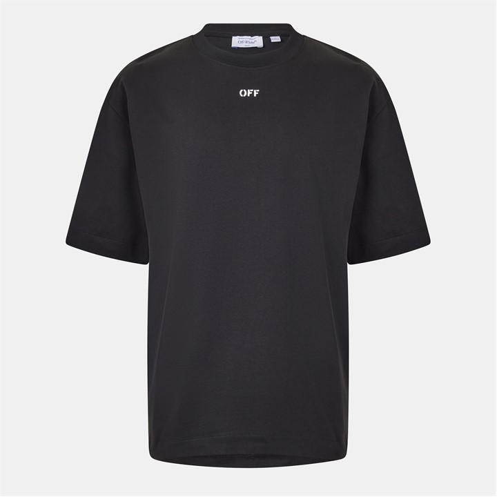 Off White Men's Black Brics Skate - Short Sleeve T-Shirt in Size M, Sports Direct