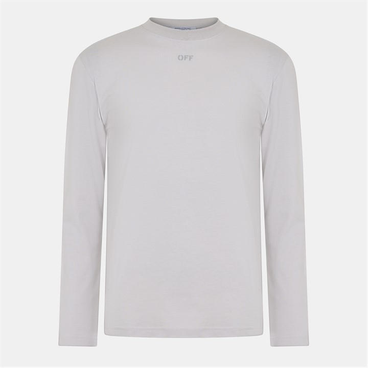 Off White Men's Grey Brick Skate T Long Sleeve T-Shirt in Size L, Sports Direct