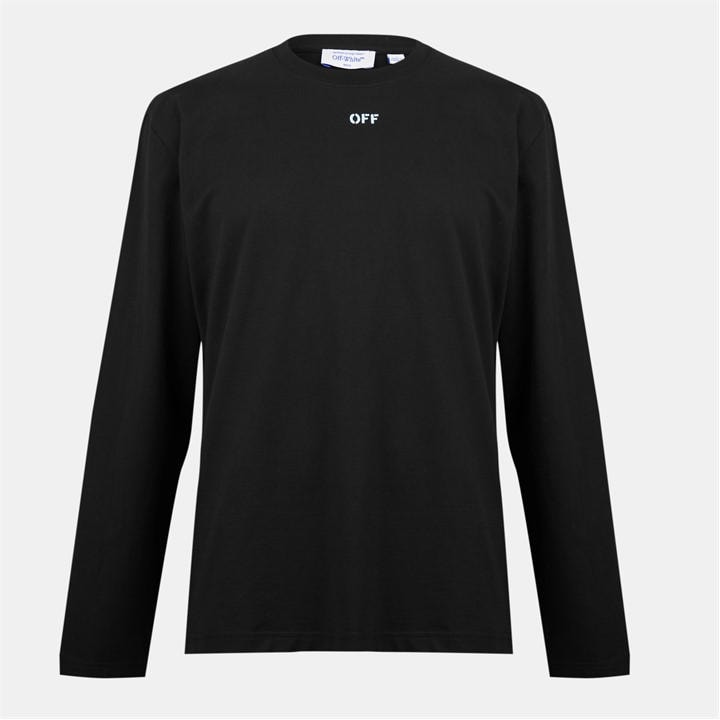 Off White Men' Black Arrow Skate Long Sleeve T-Shirt in Size S, Sports Direct