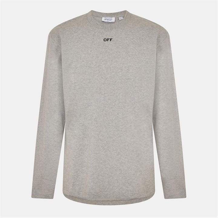 Off White Men's Grey - Skate Long Sleeve T-Shirt in Size XL, Sports Direct