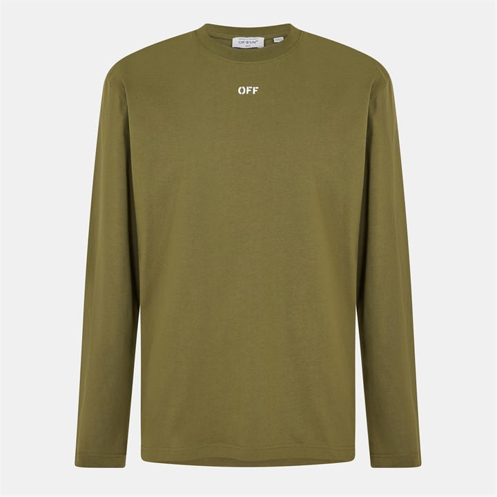 Off White Men's White Off Skate Long Sleeve T-Shirt in Size XL, Sports Direct