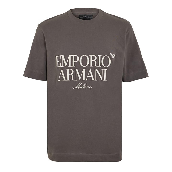 Emporio Armani Men's Grey T-Shirt in Size XL, Sports Direct