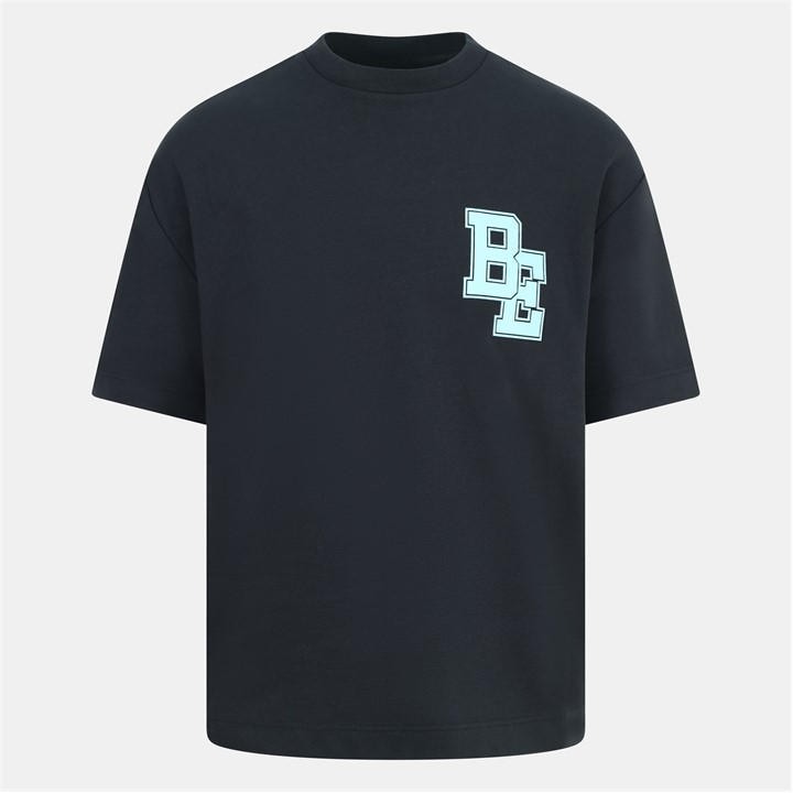 Blank Essentials Men's Black Collegiate Oversized T-Shirt in Size 2XL, Sports Direct