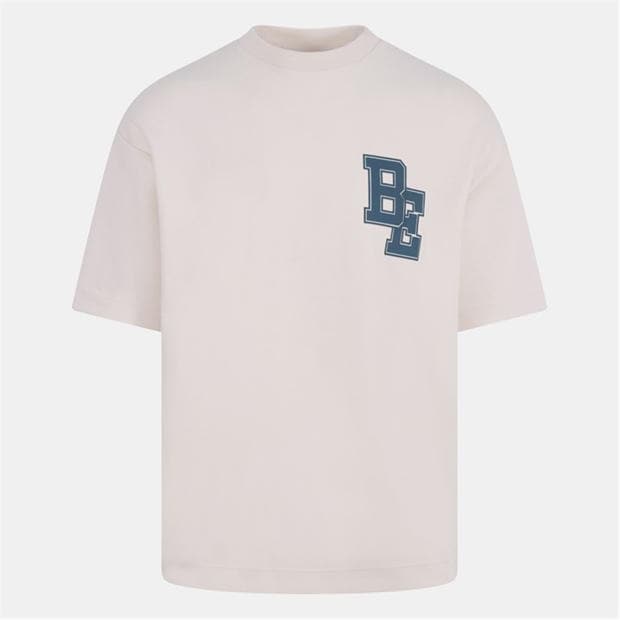Bone - Blank Essentials - Men's Collegiate Oversized T-Shirt