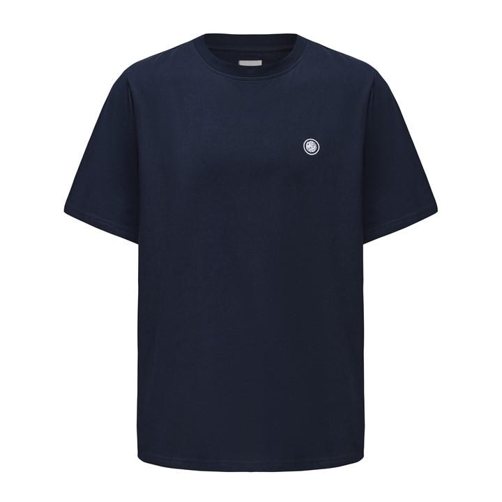 Pretty Green Men' Blue Small Logo Tee in Size S, Sports Direct