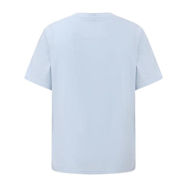 Light Blue - Pretty Green - Small Logo Tee Mens