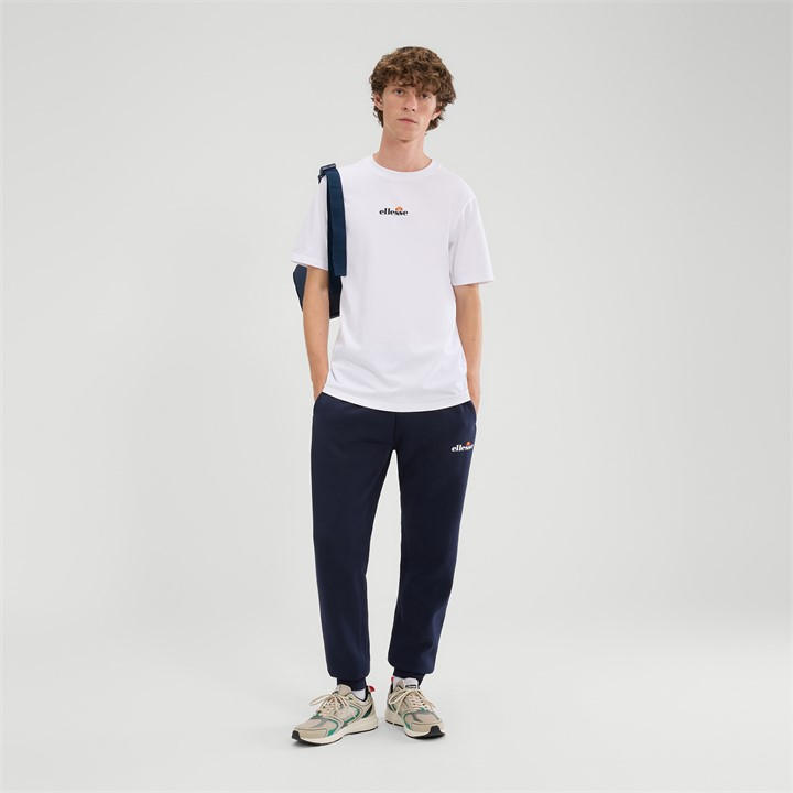 Ellesse Men's White Ollio T-Shirt in Size M, Sports Direct
