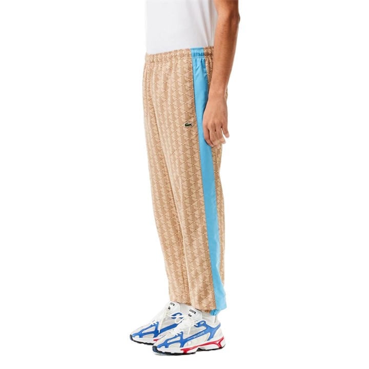 Lacoste Men' Beige Slim Fit Joggers in Size S, Sports Direct