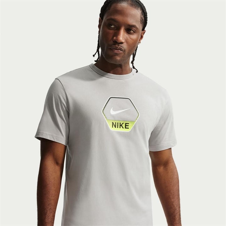 Nike Men's Grey T-Shirt in Size L, Sports Direct