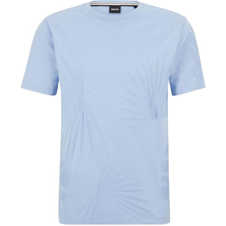Boss Men' Blue Tiburt T-Shirt in Size S, Sports Direct