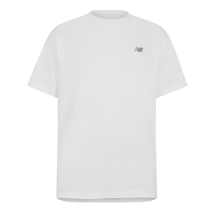 New Balance Men's White Sptessctntee Bk  T-Shirt in Size XL, Sports Direct