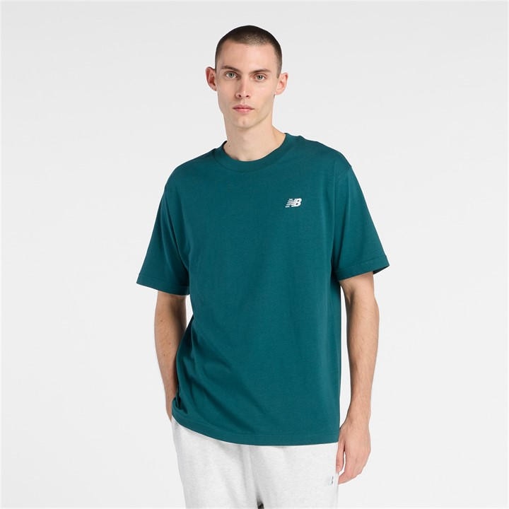 New Balance Men's Green Sptessctntee Bk  T-Shirt in Size XL, Sports Direct
