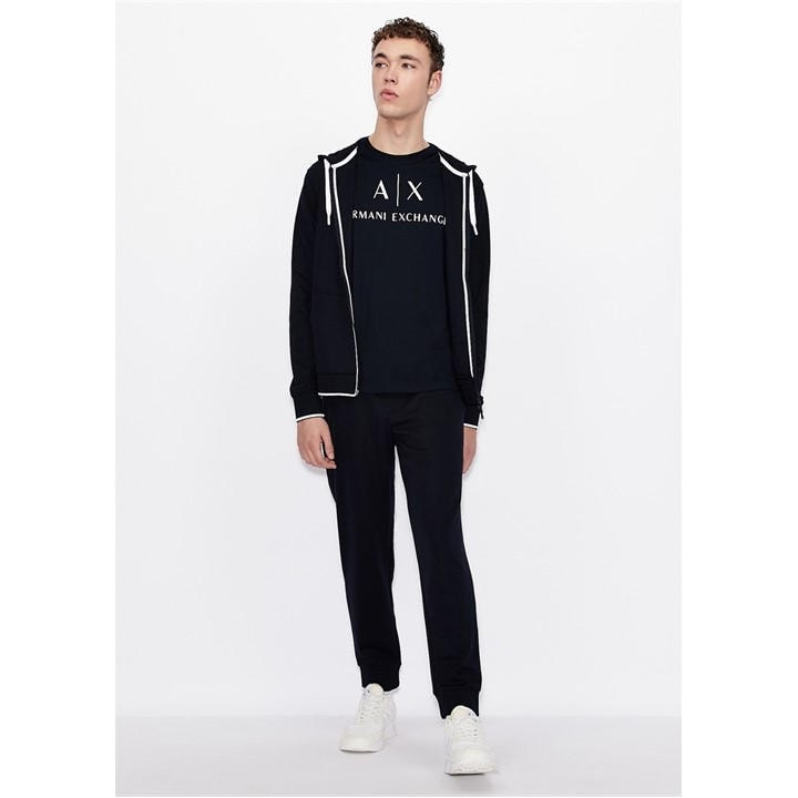 Armani Exchange Men's Black Logo T-Shirt in Size M, Sports Direct