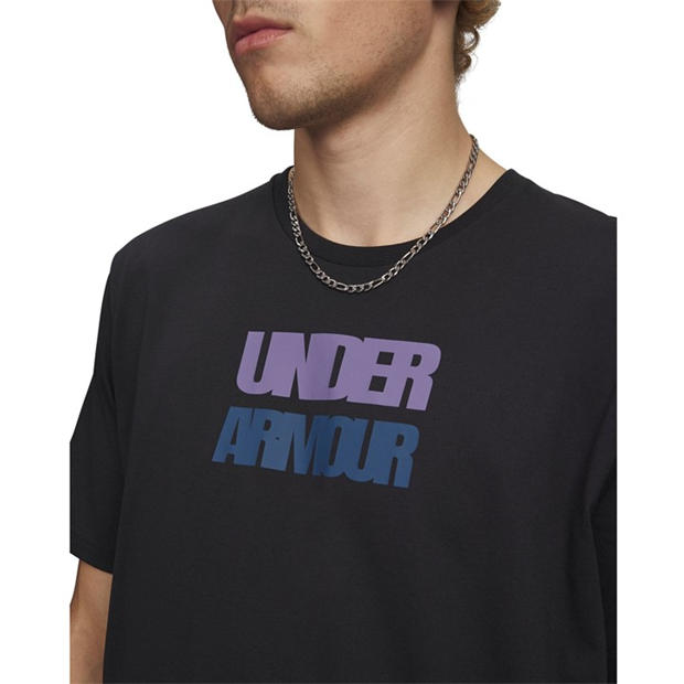 Black/Purple - Under Armour - Men's T-Shirt