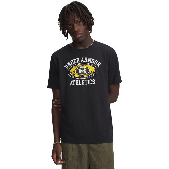 Under Armour Men's Black T-Shirt in Size XL, Sports Direct