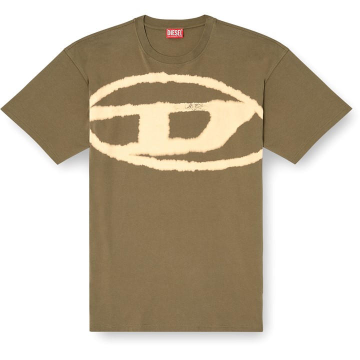 Diesel Men's Green Oversized T-Shirt in Size L, Sports Direct