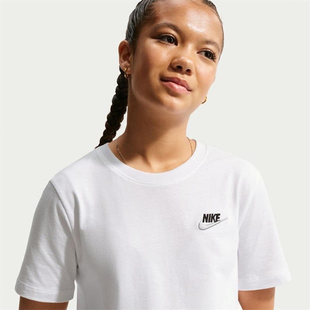 White/Black - Nike - Futura T Shirt Junior Boys