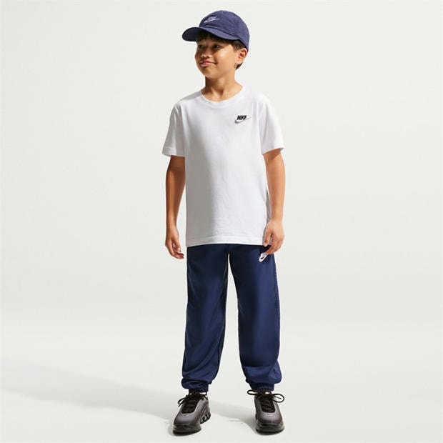 White/Black - Nike - Futura T Shirt Junior Boys
