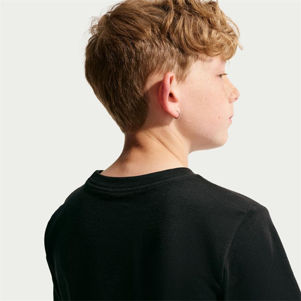 Black/White - Nike - Futura T Shirt Junior Boys