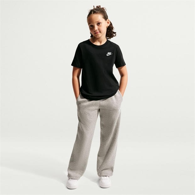 Black/White - Nike - Futura T Shirt Junior Boys