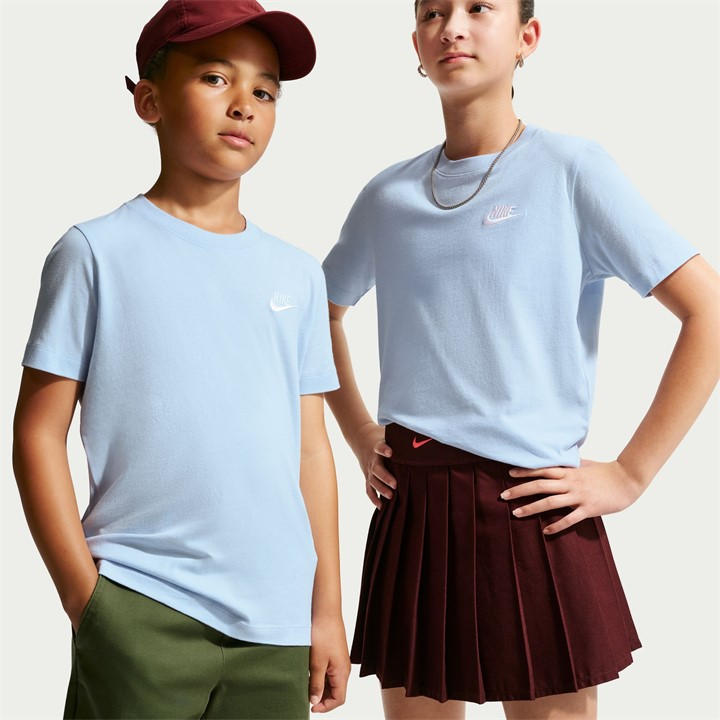 Nike Boys Blue Futura T Shirt  in Size 13 Years, Sports Direct