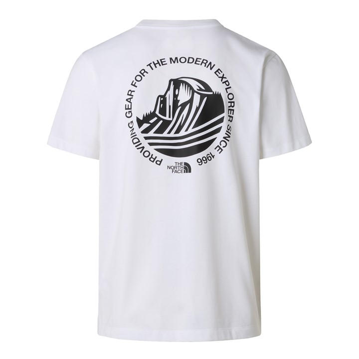 The North Face Men's White Tnf Monte Graph Tee in Size 2XL, Sports Direct