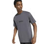 Grey/Black - adidas - Essentials Linear Single Jersey Mens T-Shirt