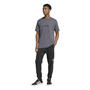 Grey/Black - adidas - Essentials Linear Single Jersey Mens T-Shirt