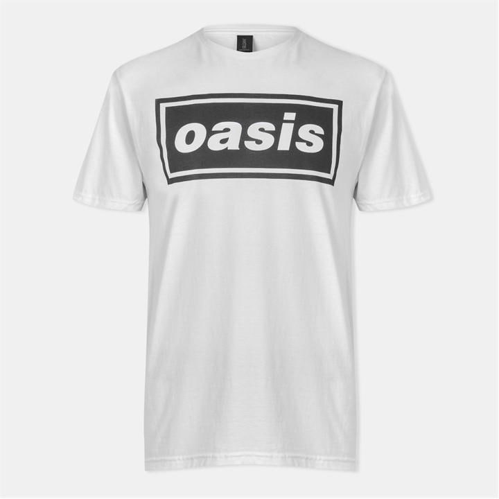Official Men' White Oasis T-Shirt in Size S, Sports Direct