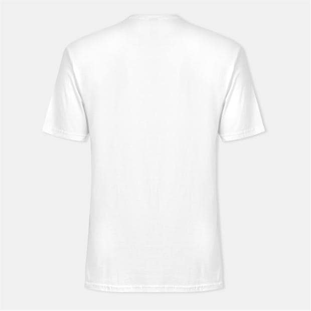 Wht Box Logo - Official - Oasis T-Shirt Mens