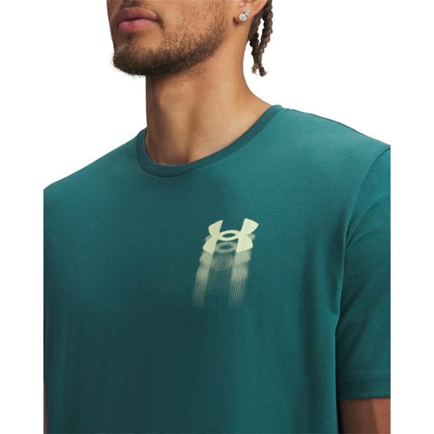 Green - Under Armour - Men's Blur Logo Short Sleeve T-Shirt