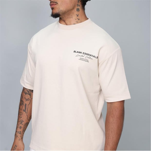 Summer Sand - Blank Essentials - Men's Limited Edition Oversized T-Shirt