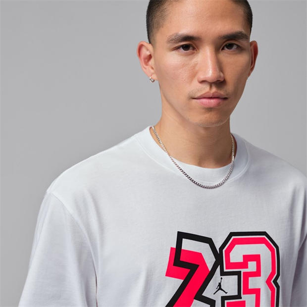 White/Black - Air Jordan - Men's T-Shirt