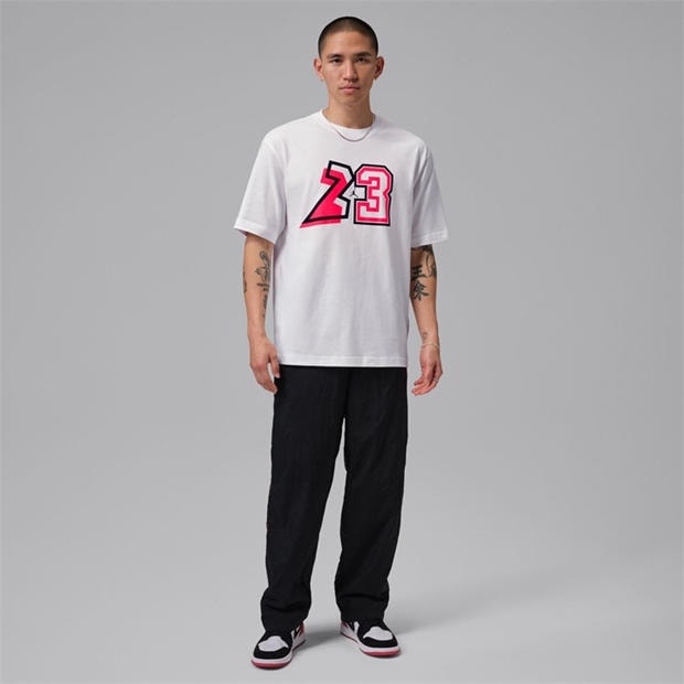 White/Black - Air Jordan - Men's T-Shirt
