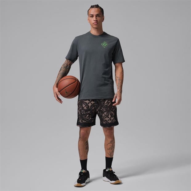 Anthractie/Lime - Air Jordan - Men's T-Shirt