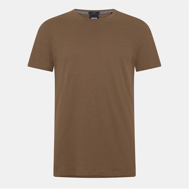 Boss Men' Green Short Sleeve T-Shirt - Regular Fit (Tessler) in Size S, Sports Direct