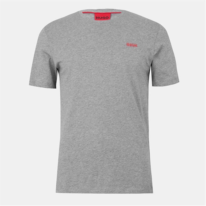 Hugo Men's Grey Dero T-Shirt in Size 2XL, Sports Direct