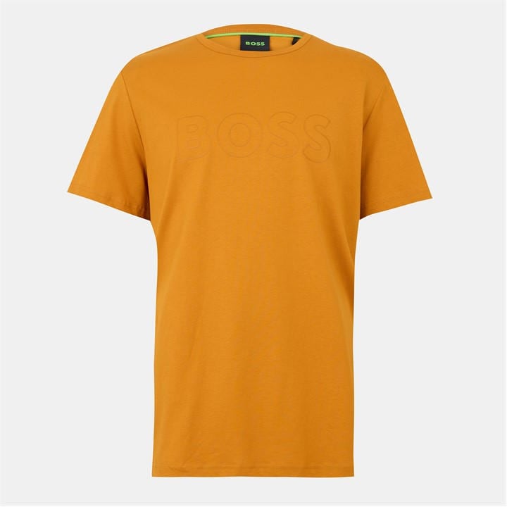 Boss Men's Yellow Teebo Regular Fit T-Shirt in Size 3XL, Sports Direct