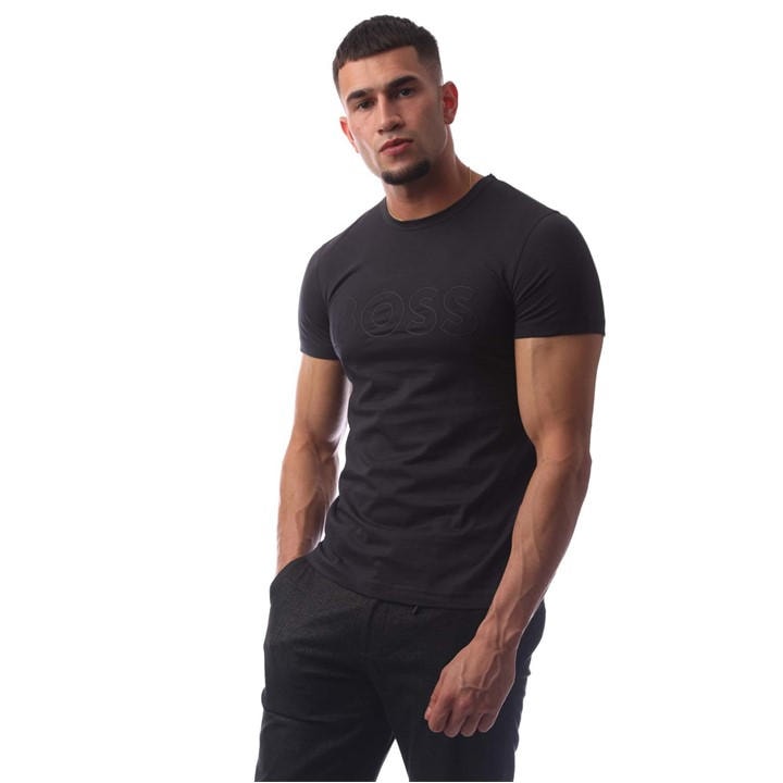 Boss Men's Blue Teebo Regular Fit T-Shirt in Size 3XL, Sports Direct