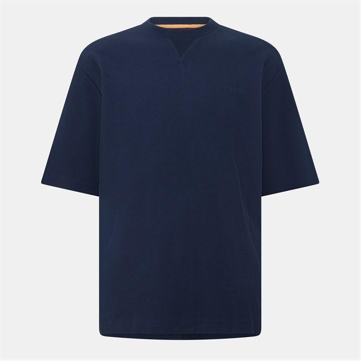 Boss Men's Blue Te Waffle T-Shirt in Size L, Sports Direct