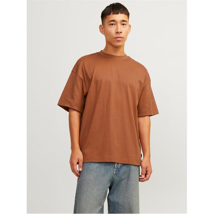 Jack And Jones Men's Brown Regular Fit T-Shirt in Size M, Sports Direct