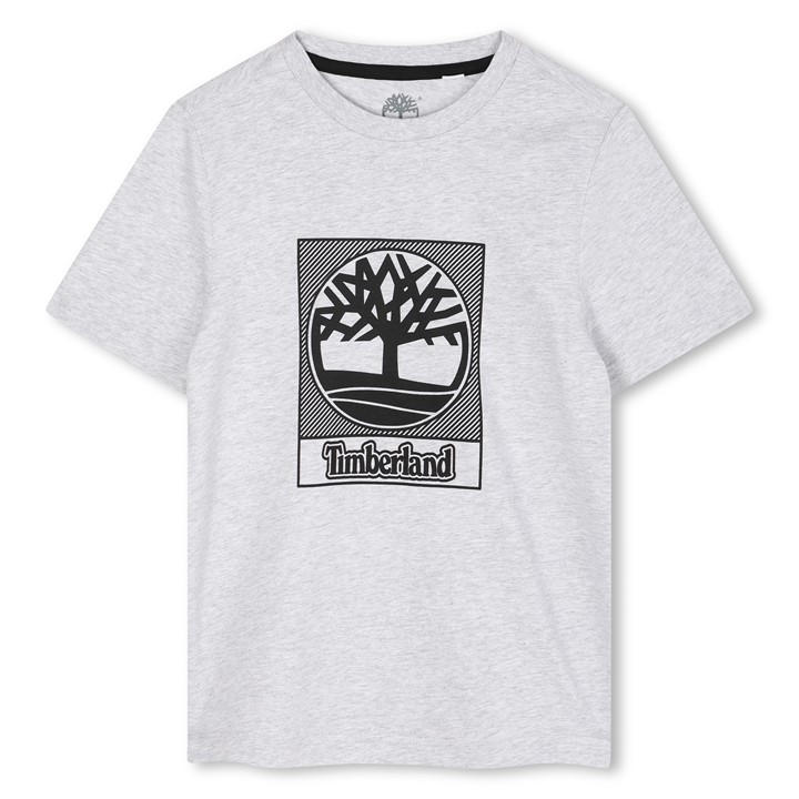 Timberland Boys Grey Kids' Classiclogo T-Shirt, Sports Direct