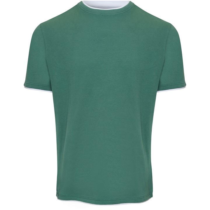 Threadbare Men's Green Regular Fit T-Shirt in Size L, Sports Direct