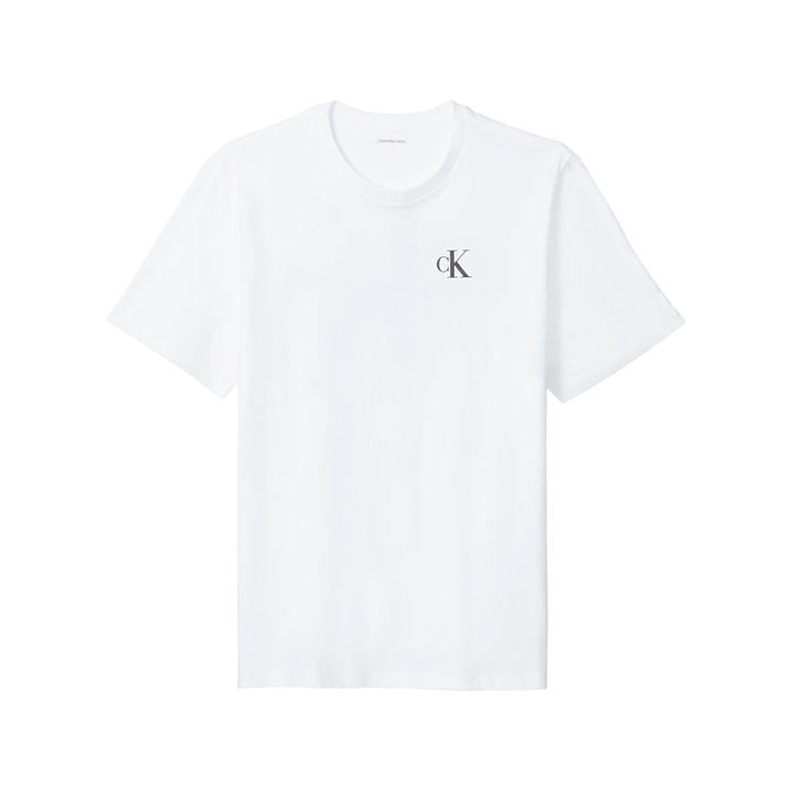 Calvin Klein Jeans Men's White Mono Back Print T-Shirt in Size 2XL, Sports Direct