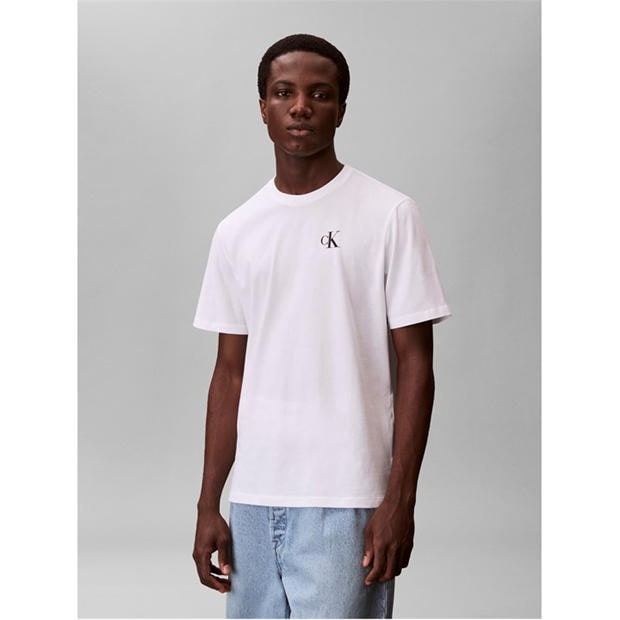 Bright White - Calvin Klein Jeans - Men's Mono Back Print T-Shirt