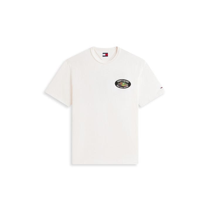 Tommy Jeans Men's White T-Shirt in Size XL, Sports Direct