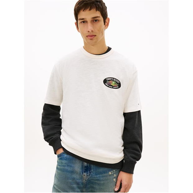 Ancient White - Tommy Jeans - Men's T-Shirt