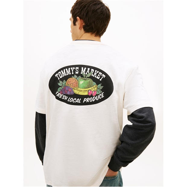 Ancient White - Tommy Jeans - Men's T-Shirt