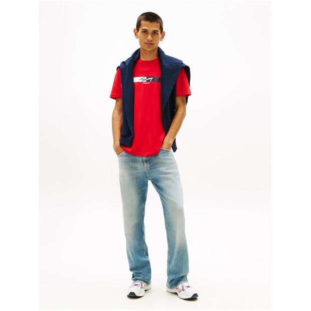 Rapid Red - Tommy Jeans - Men's T-Shirt